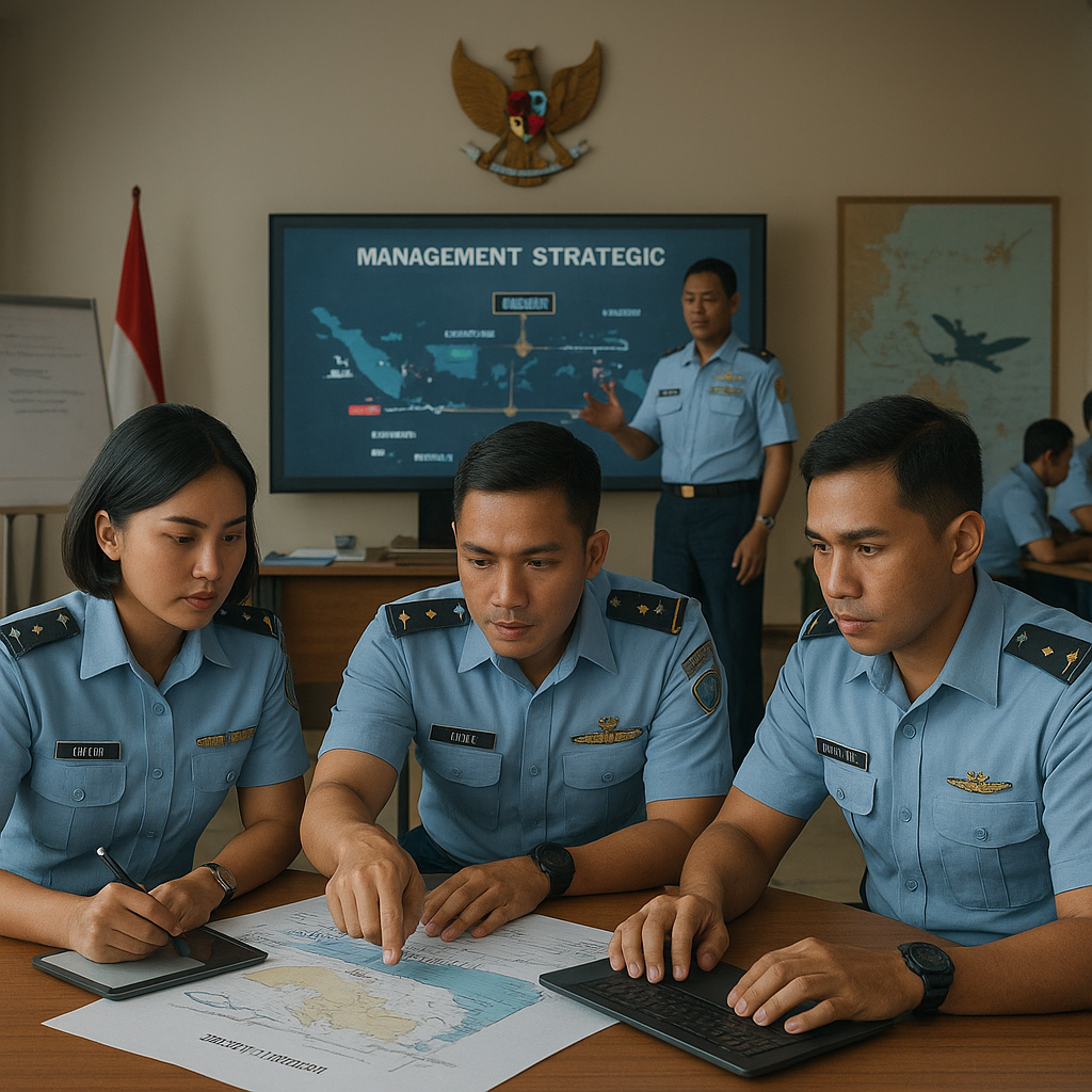 Pelatihan Manajemen Strategis bagi Perwira Pertama TNI AU