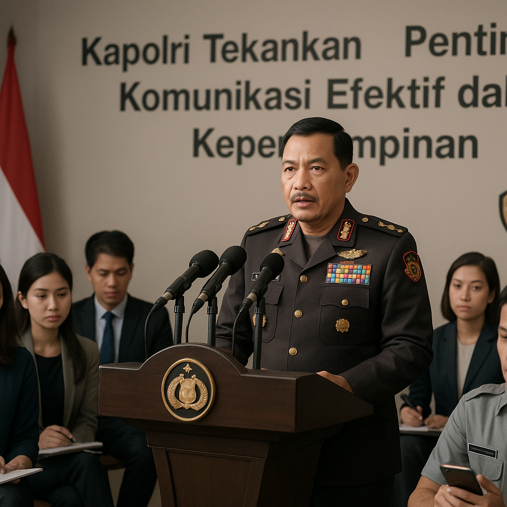Kapolri Tekankan Pentingnya Komunikasi Efektif dalam Kepemimpinan