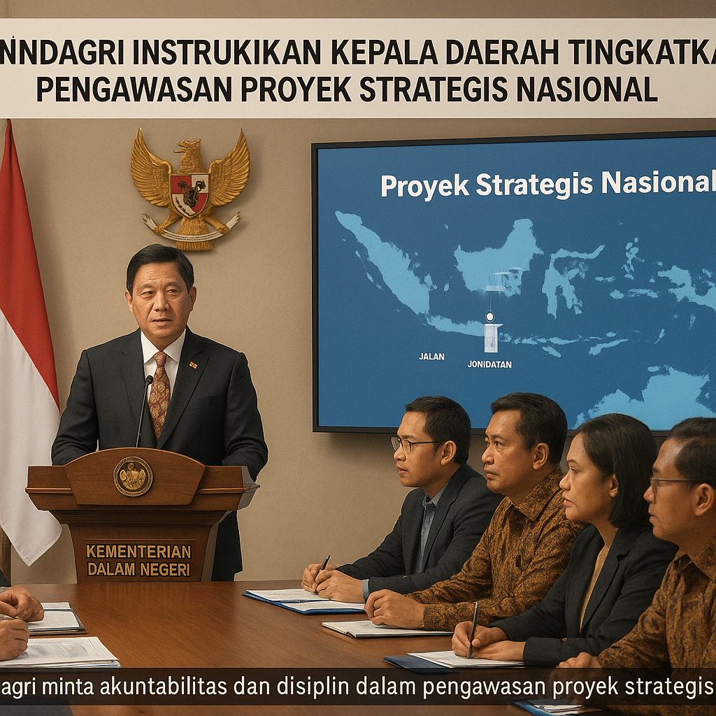 Mendagri Instruksikan Kepala Daerah Tingkatkan Pengawasan Proyek Strategis Nasional
