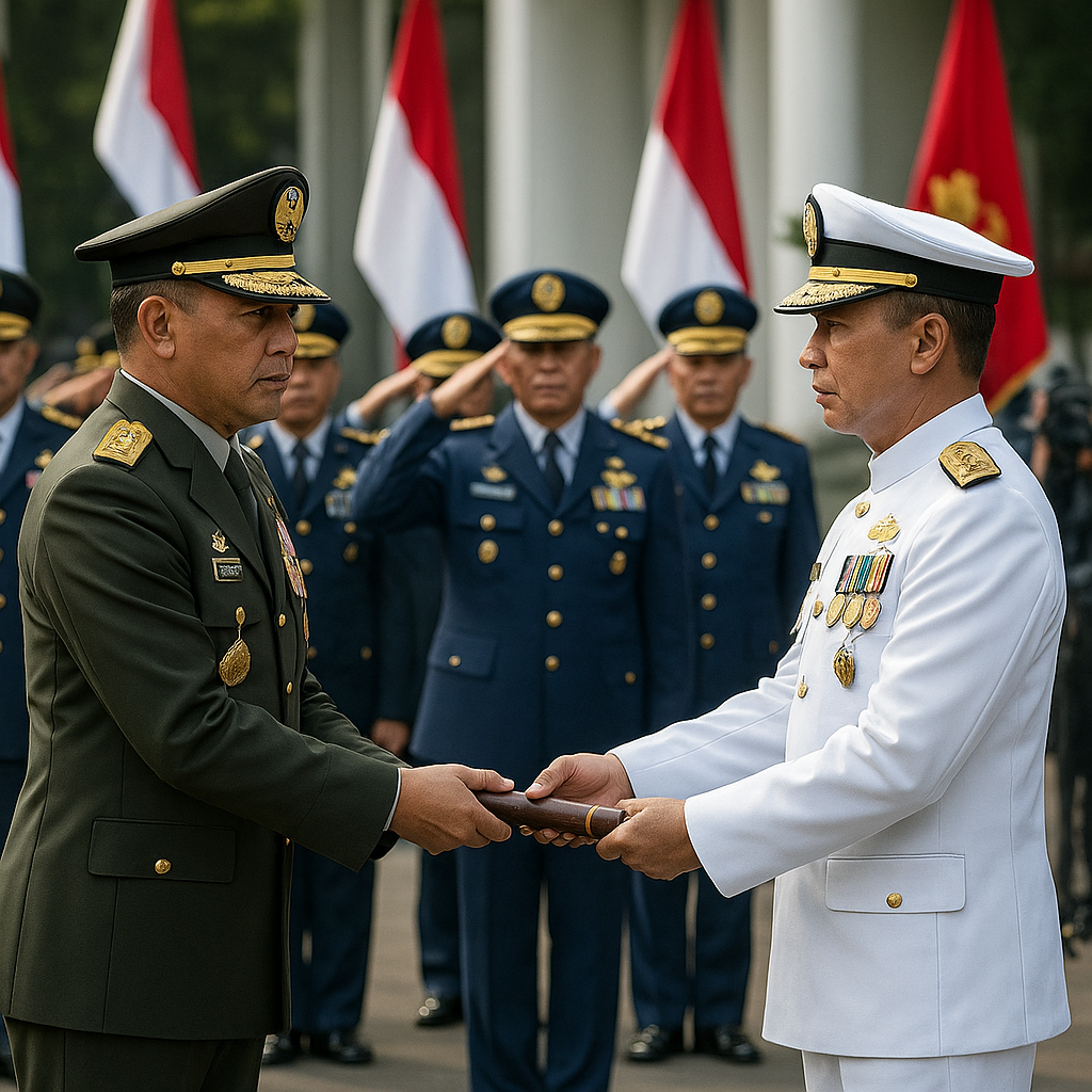Panglima TNI Pimpin Sertijab Kepala Staf Gabungan, Tekankan Integrasi dan Disiplin Komando