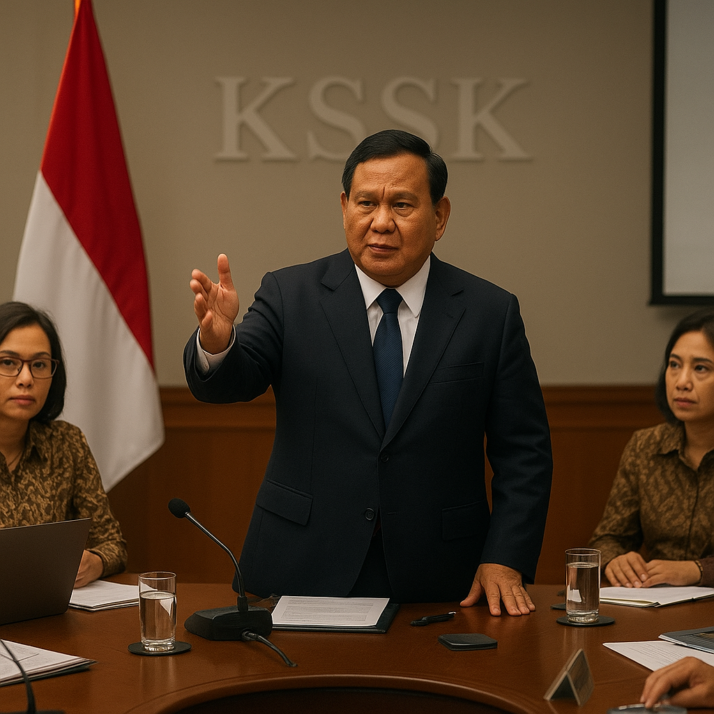 Presiden Prabowo Pimpin Rapat KSSK, Perkuat Stabilitas Sistem Keuangan