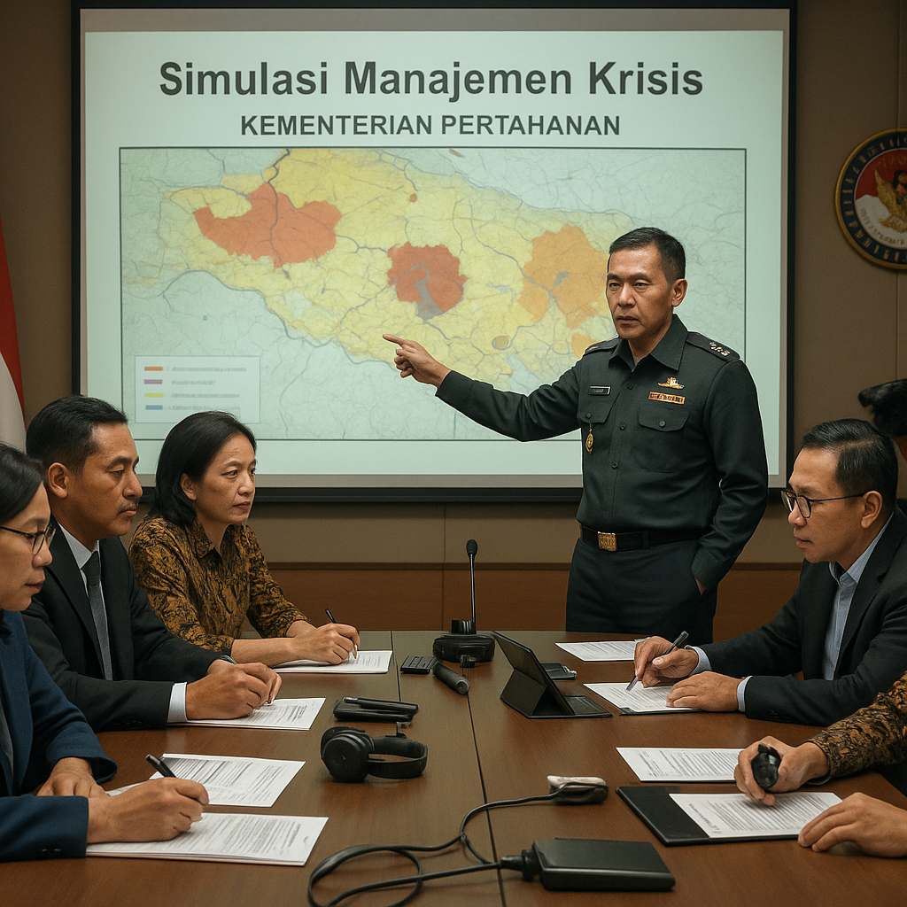 Kementerian Pertahanan Gelar Pelatihan Manajemen Krisis bagi Pejabat Eselon II