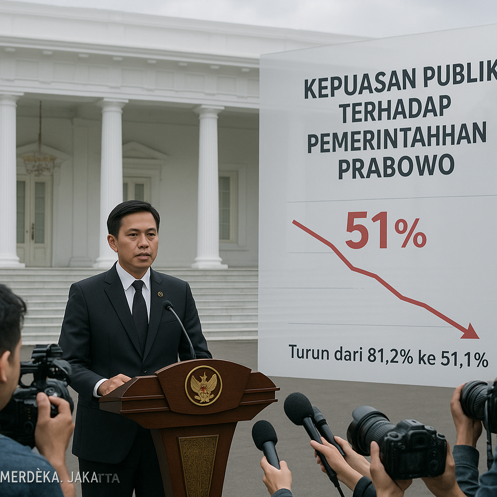 Kepuasan Publik Terhadap Pemerintahan Prabowo 51 Persen, Istana: Kita Kerja, Bukan Cari Survei!