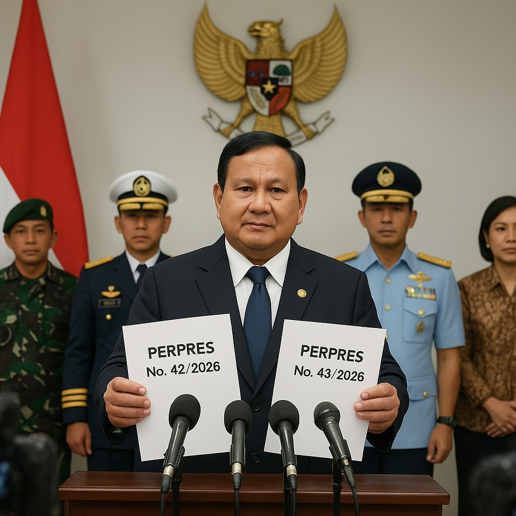 Prabowo Terbitkan Perpres Naikkan Tunjangan Kinerja TNI dan Pegawai Kemhan