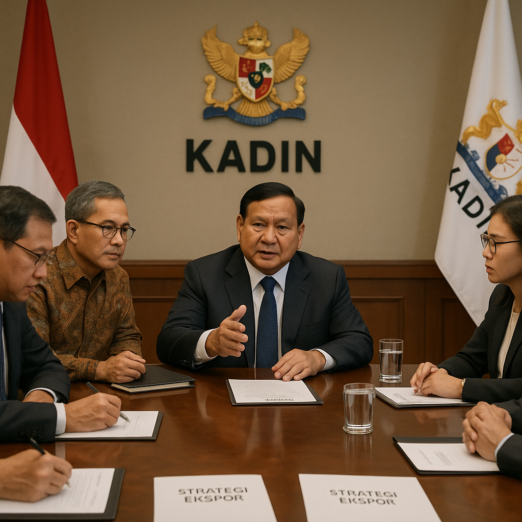 Kadin Ungkap Pembahasan Strategi Ekspor dan Hubungan Global dalam Pertemuan Tertutup dengan Prabowo