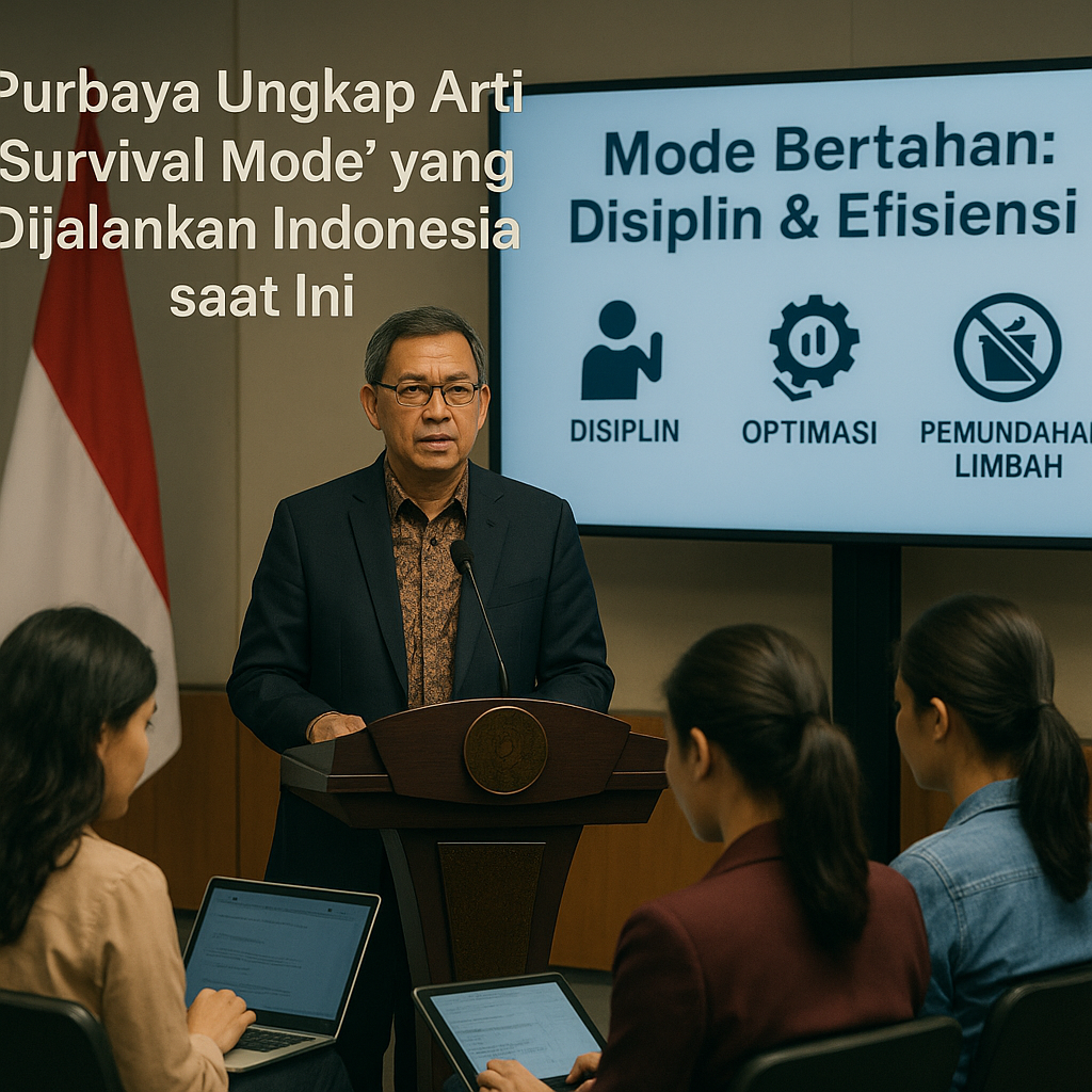 Purbaya Ungkap Arti 'Survival Mode' yang Dijalankan Indonesia saat Ini