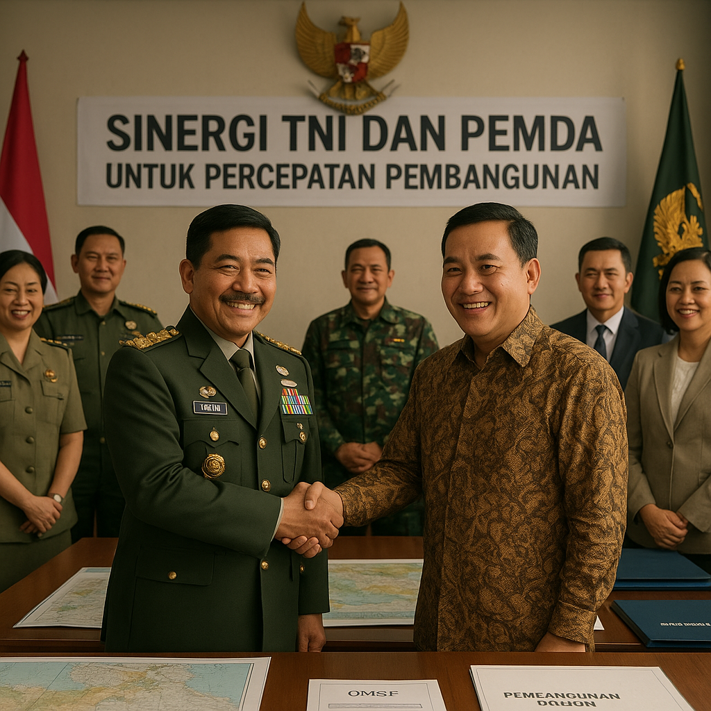 Panglima TNI Sinergikan TNI dan Pemda untuk Percepatan Pembangunan di Daerah