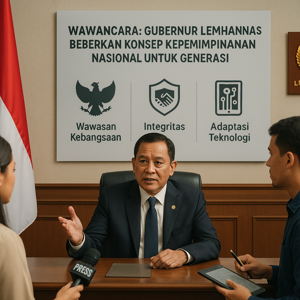 Wawancara: Gubernur Lemhannas Beberkan Konsep Kepemimpinan Nasional untuk Generasi Milenial