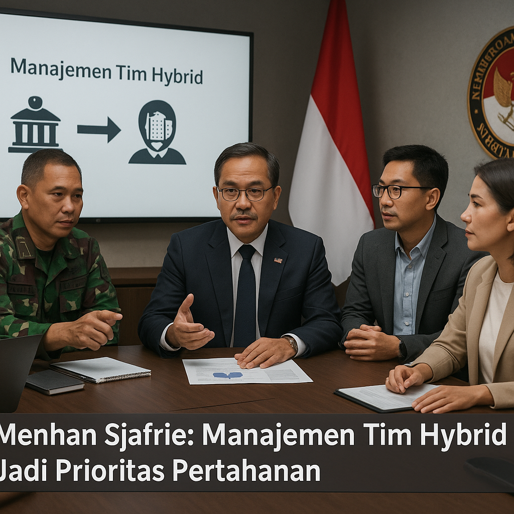 Menhan Sjafrie: Manajemen Tim Hybrid Jadi Prioritas Pertahanan