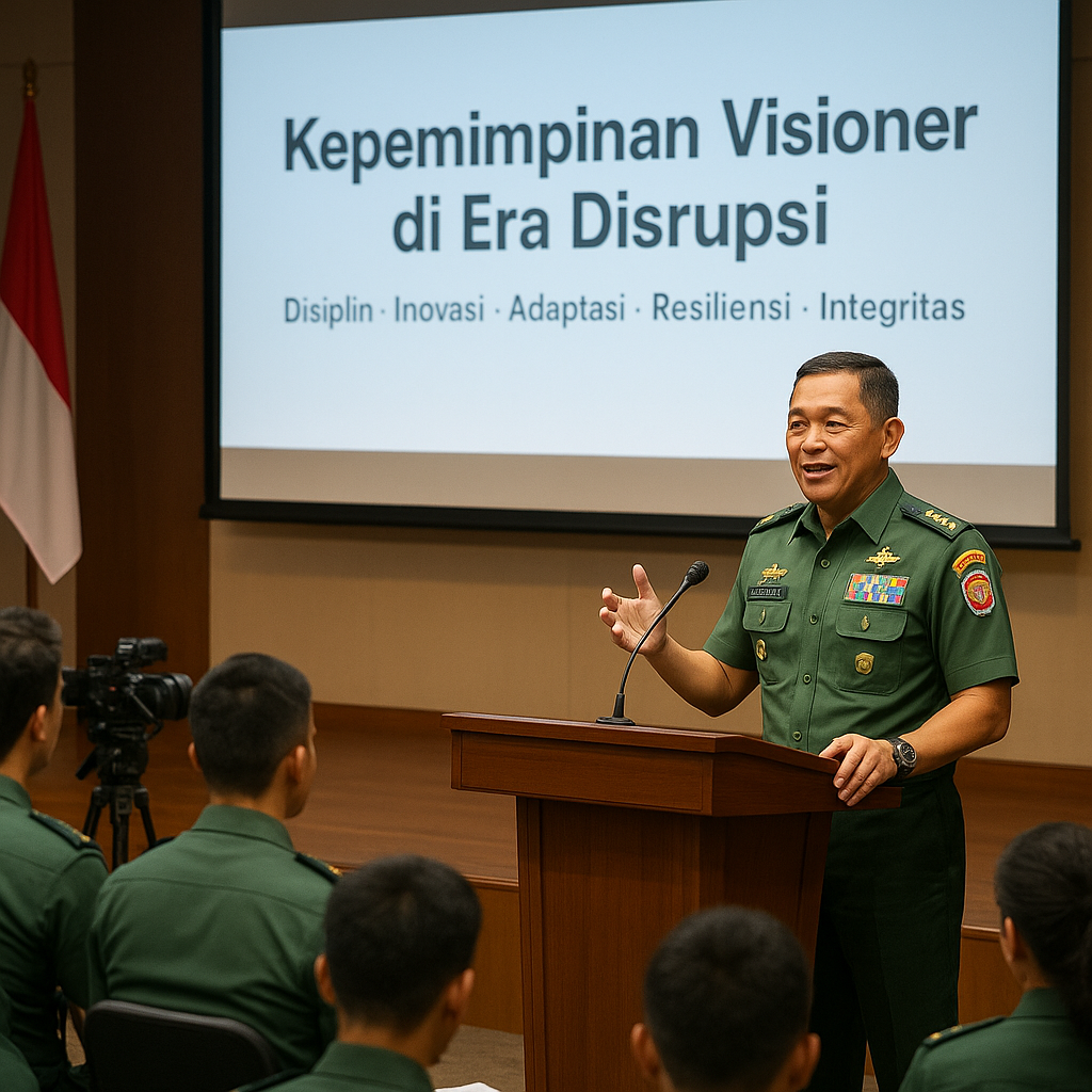 Gubernur Akmil Beri Kuliah Umum tentang Kepemimpinan Visioner di Era Disrupsi