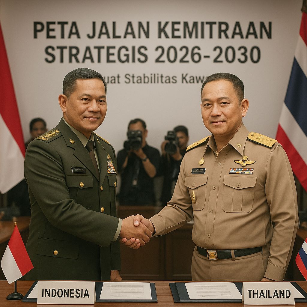 Perkuat Stabilitas Kawasan, Indonesia dan Thailand Sepakat Tingkatkan Hubungan Militer