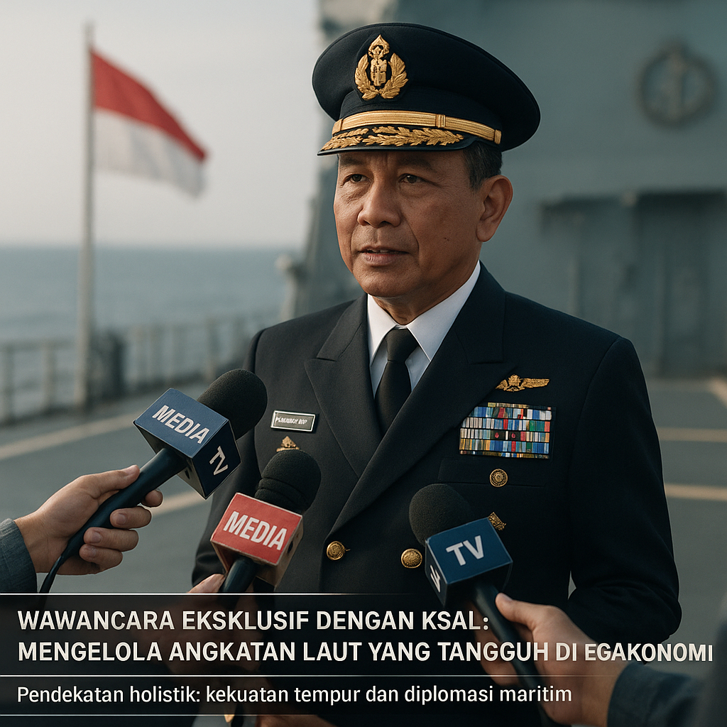 Wawancara Eksklusif dengan KSAL: Mengelola Angkatan Laut yang Tangguh di Era Geoekonomi