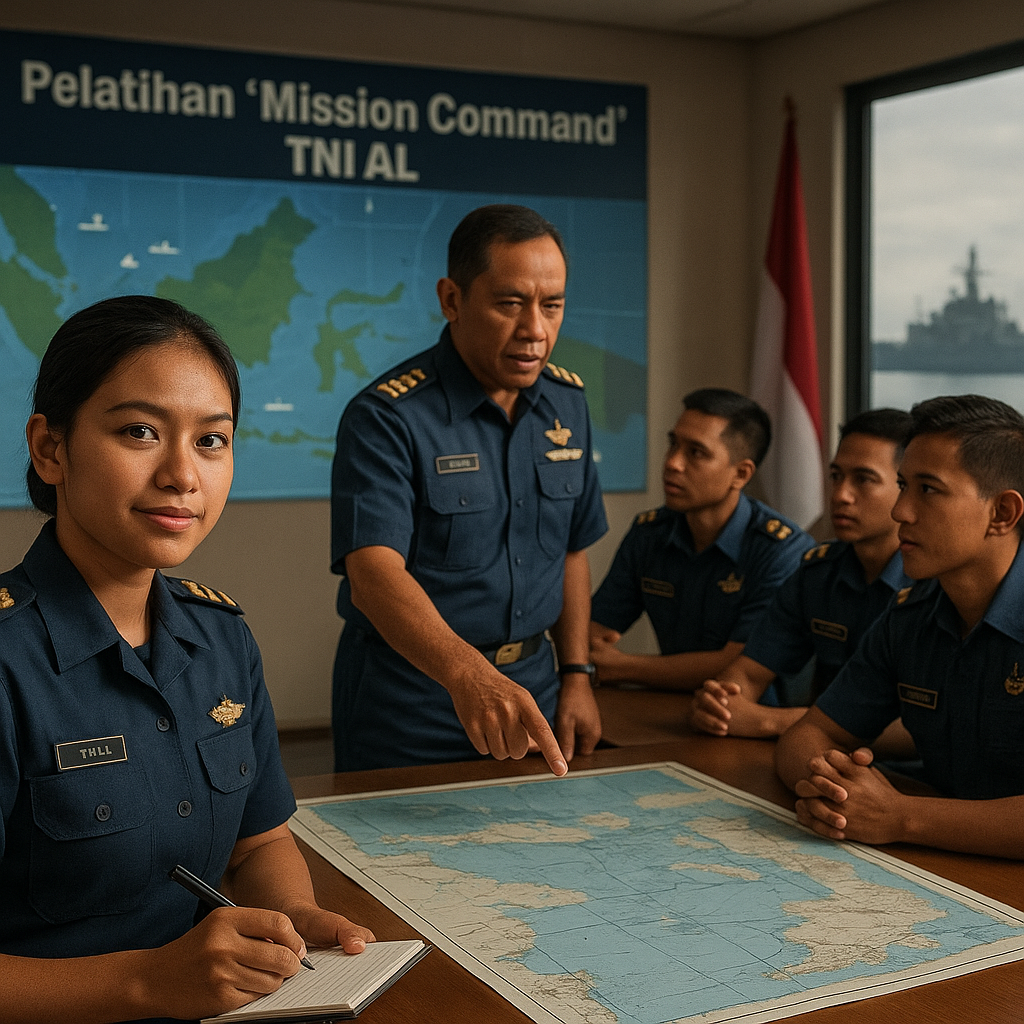 Pelatihan 'Mission Command' TNI AL Cetak Perwira Pembuat Keputusan Mandiri