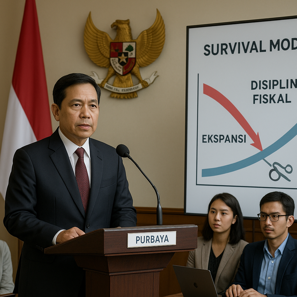 Purbaya Ungkap Arti 'Survival Mode' yang Dijalankan RI Saat Ini