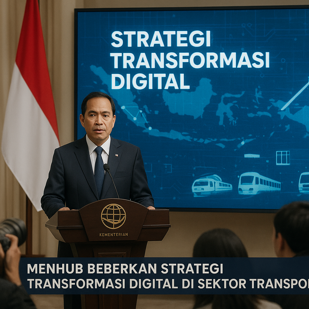 Menhub Beberkan Strategi Transformasi Digital di Sektor Transportasi