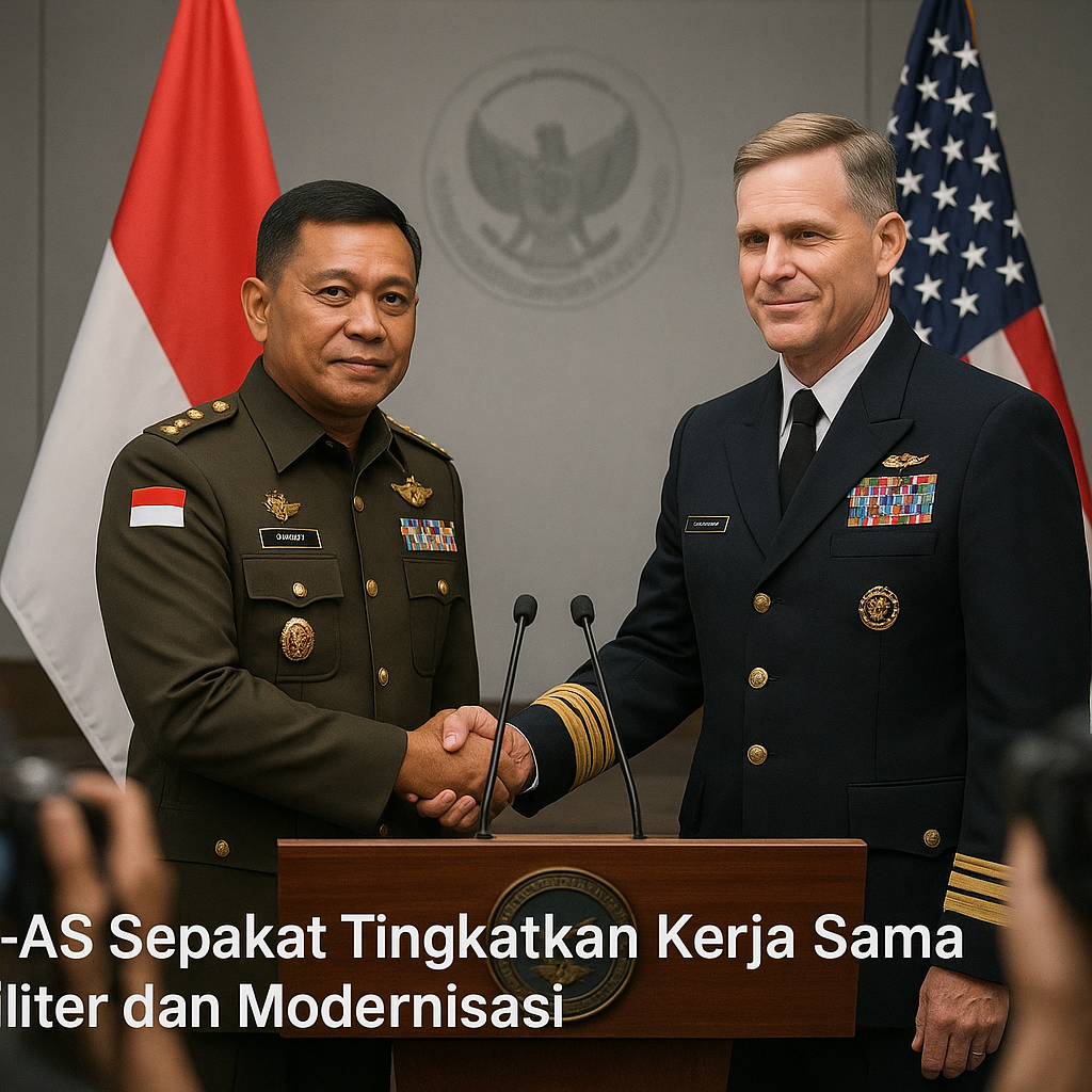 RI-AS Sepakat Tingkatkan Kerja Sama Militer dan Modernisasi