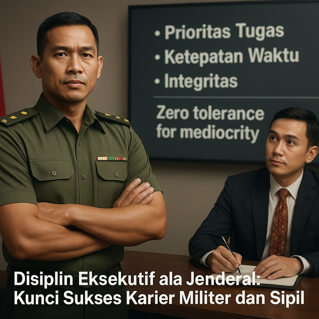 Disiplin Eksekutif ala Jenderal: Kunci Sukses Karier Militer dan Sipil