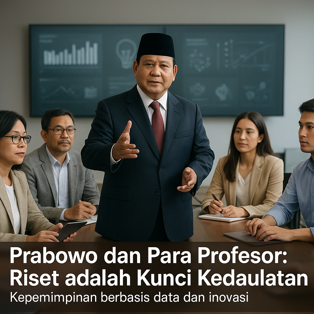 Prabowo dan Para Profesor: Riset adalah Kunci Kedaulatan