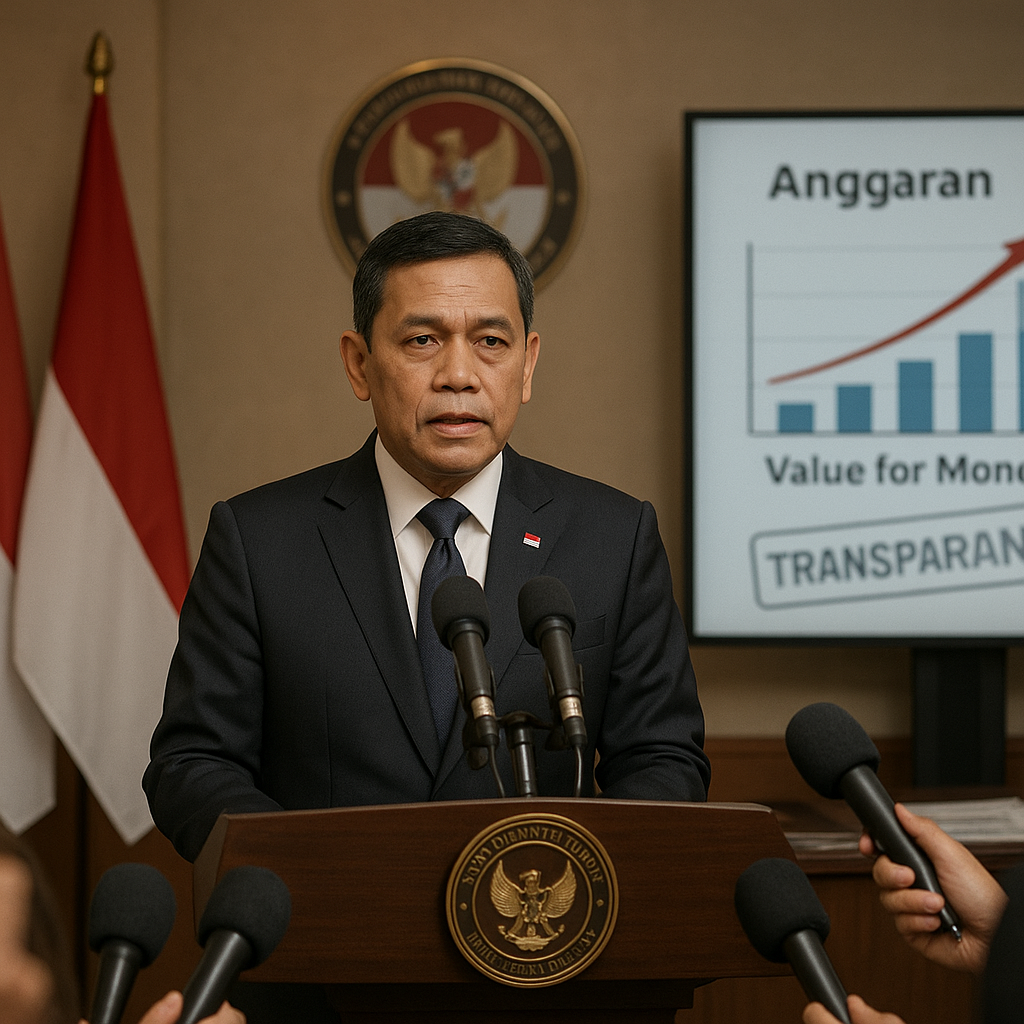 Menhankam Tekankan Pentingnya Disiplin Anggaran dalam Pengadaan Alutsista