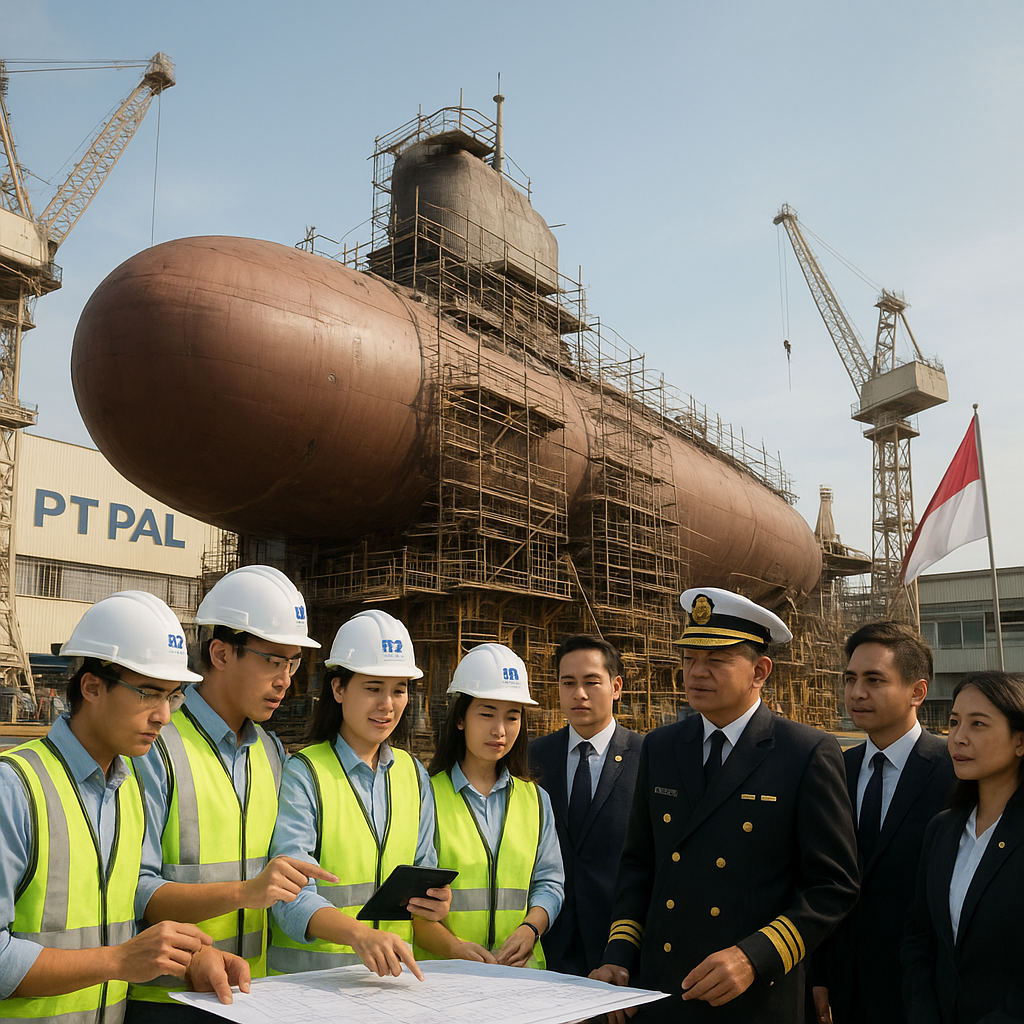 PT PAL Resmi Mulai Bangun Kapal Selam Scorpene dengan Skema Transfer Teknologi