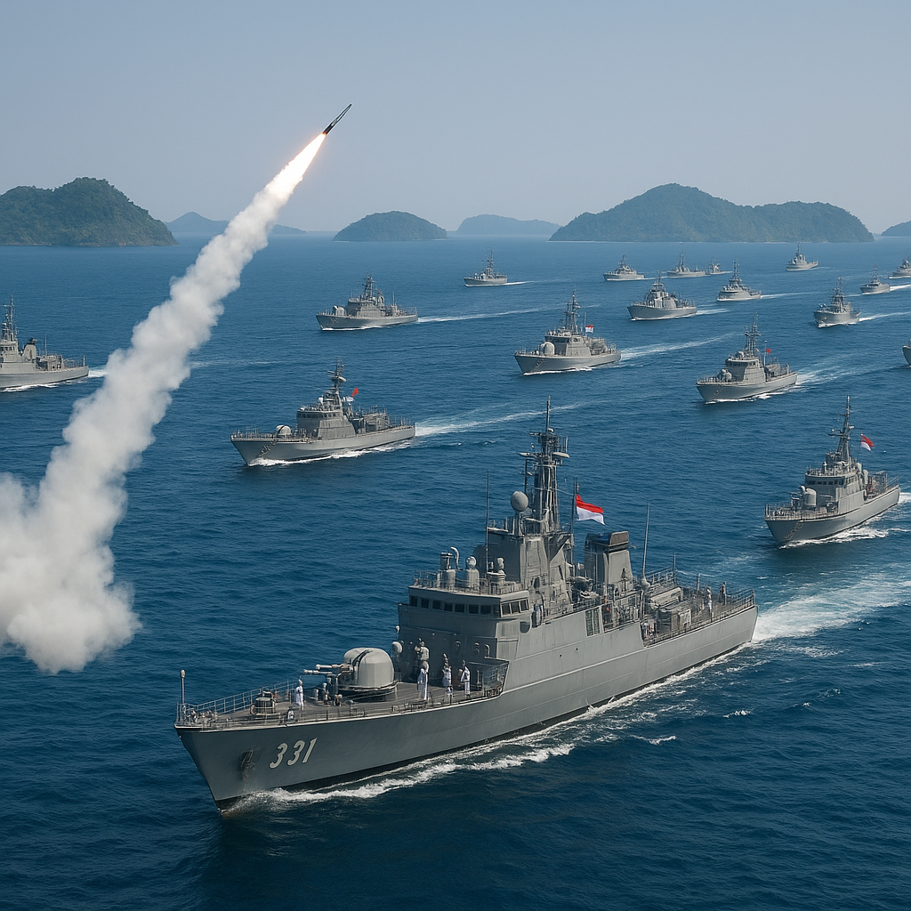 TNI AL Gelar Latihan Gabungan di Karimun Jawa, Libatkan 20 Kapal Perang dan Tembakkan Rudal