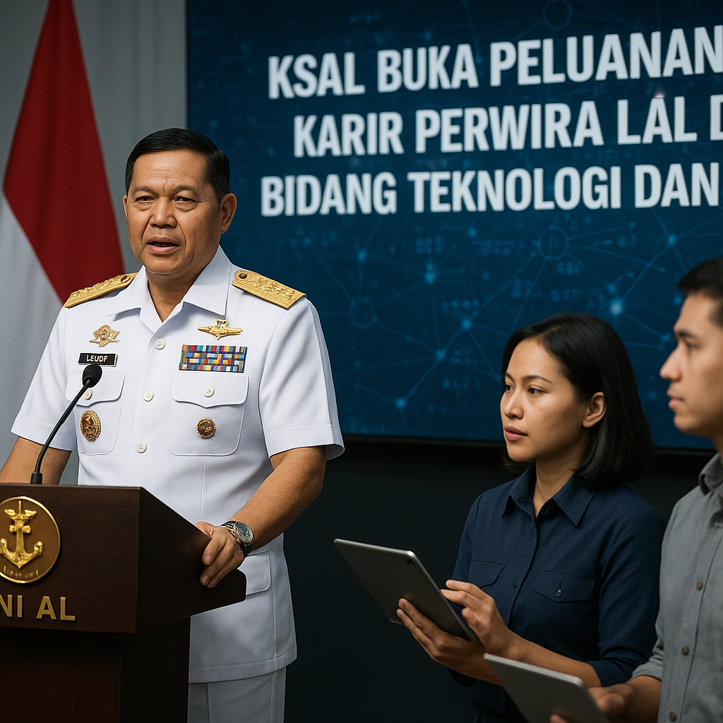 KSAL Buka Peluang Karir Perwira TNI AL di Bidang Teknologi dan Siber