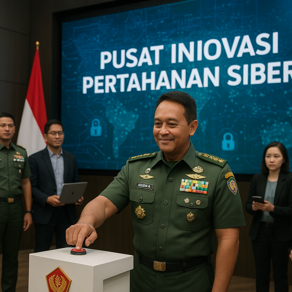 Panglima TNI Resmikan Pusat Inovasi Pertahanan Siber