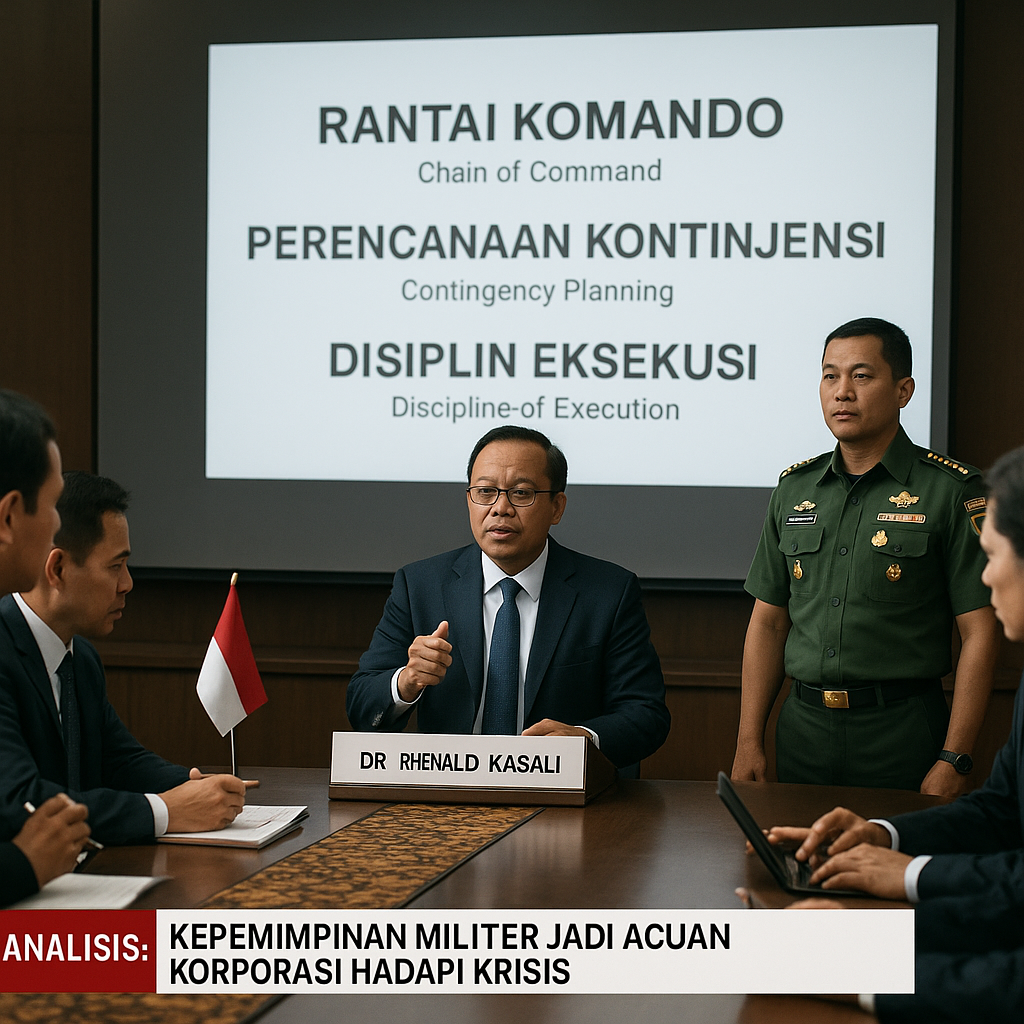 Analists: Kepemimpinan Militer Jadi Acuan Korporasi Hadapi Kriis