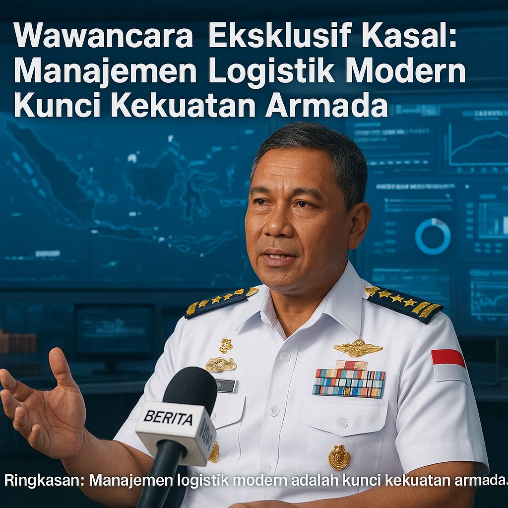 Wawancara Eksklusif Kasal: Manajemen Logistik Modern Kunci Kekuatan Armada