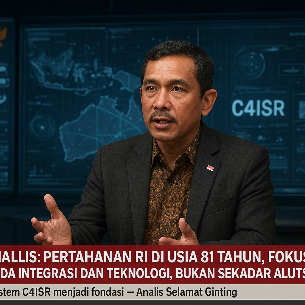 Analis: Pertahanan RI di Usia 81 Tahun, Fokus pada Integrasi dan Teknologi, Bukan Sekadar Alutsista