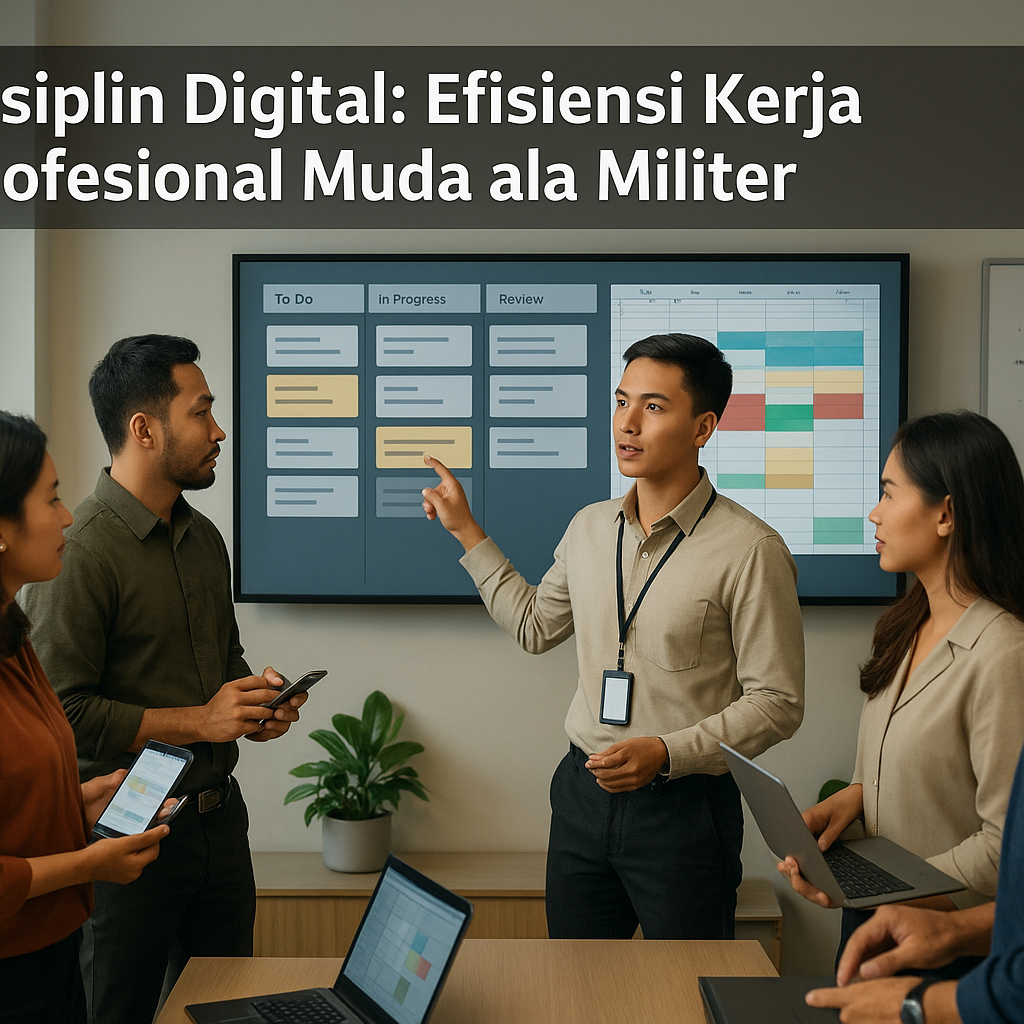Disiplin Digital: Efisiensi Kerja Profesional Muda ala Militer
