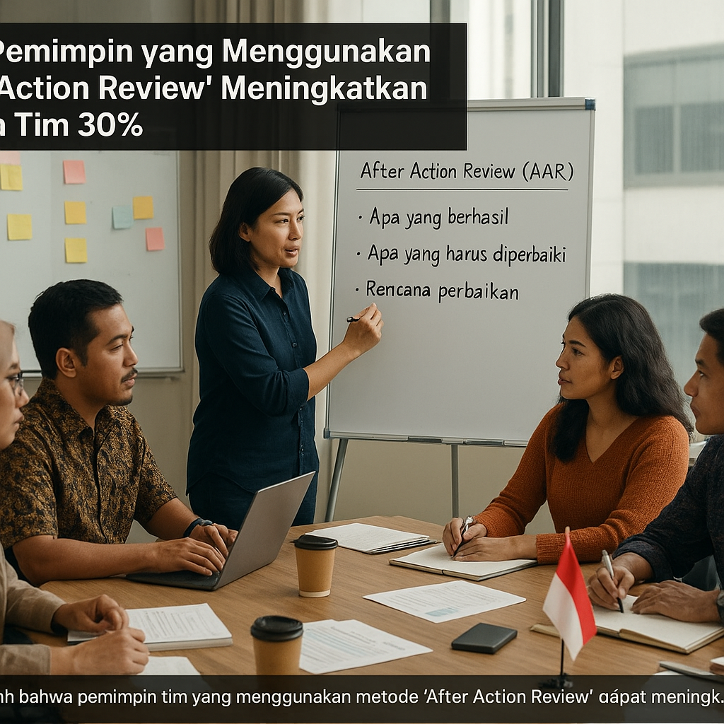 Studi: Pemimpin yang Menggunakan 'After Action Review' Meningkatkan Kinerja Tim 30%