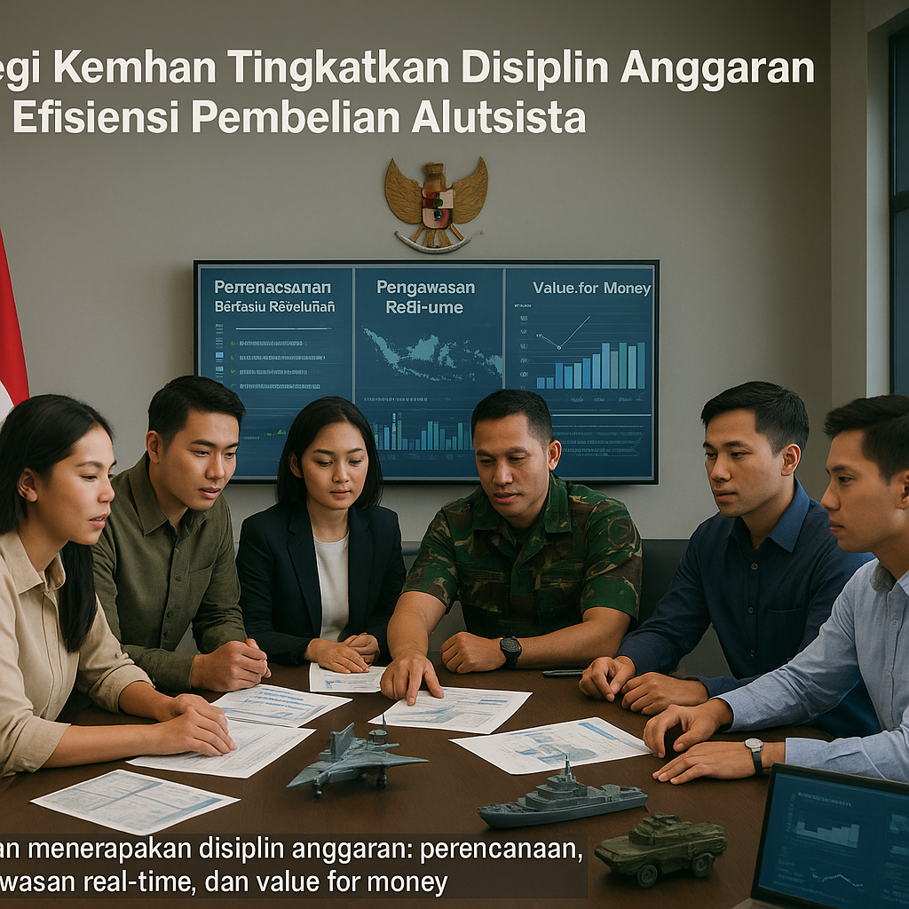 Strategi Kemhan Tingkatkan Disiplin Anggaran untuk Efisiensi Pembelian Alutsista