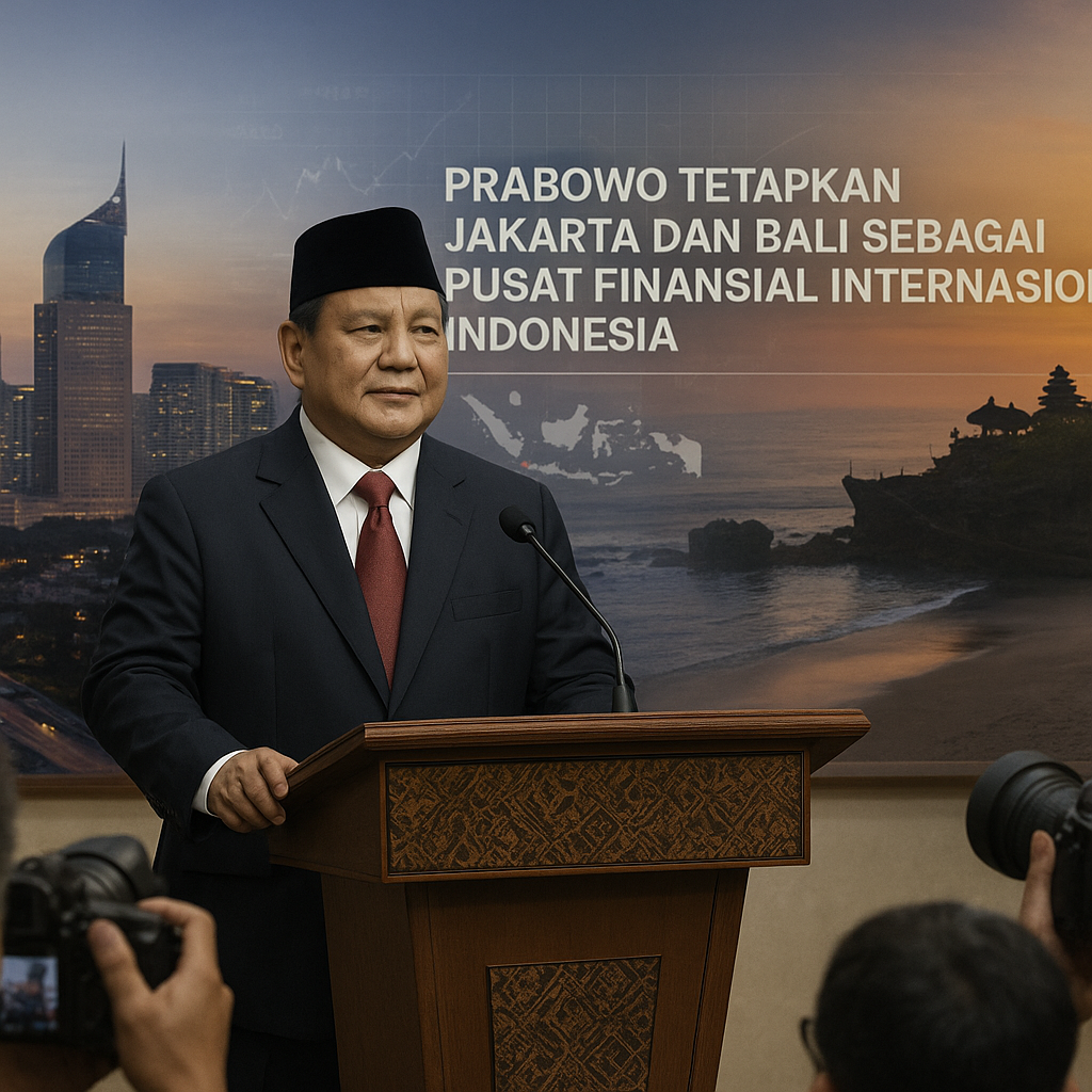 Prabowo Tetapkan Jakarta dan Bali Sebagai Pusat Finansial Internasional Indonesia