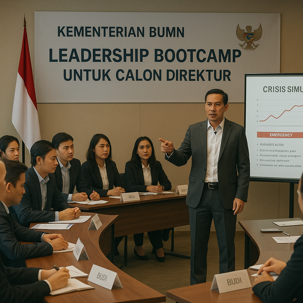 Kementerian BUMN Gelar Leadership Bootcamp untuk Calon Direktur Perusahaan Pelatihan
