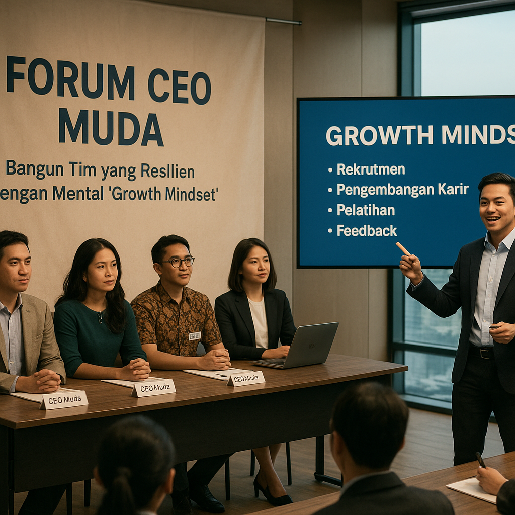 Forum CEO Muda: Bangun Tim yang Resilien dengan Mental 'Growth Mindset'