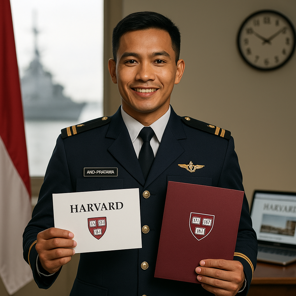 Perwira TNI AL Raih Beasiswa MBA di Harvard, Inspirasi Karir Profesional Muda
