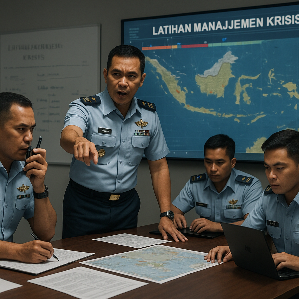 TNI AU Gelar Latihan Manajemen Krisis untuk Perwira Menengah