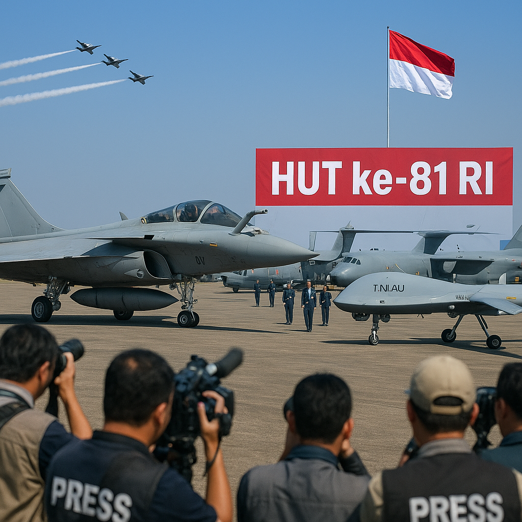 KSAU Ungkap 81 Alutsista, Termasuk Rafale, Bakal Debut di HUT ke-81 RI