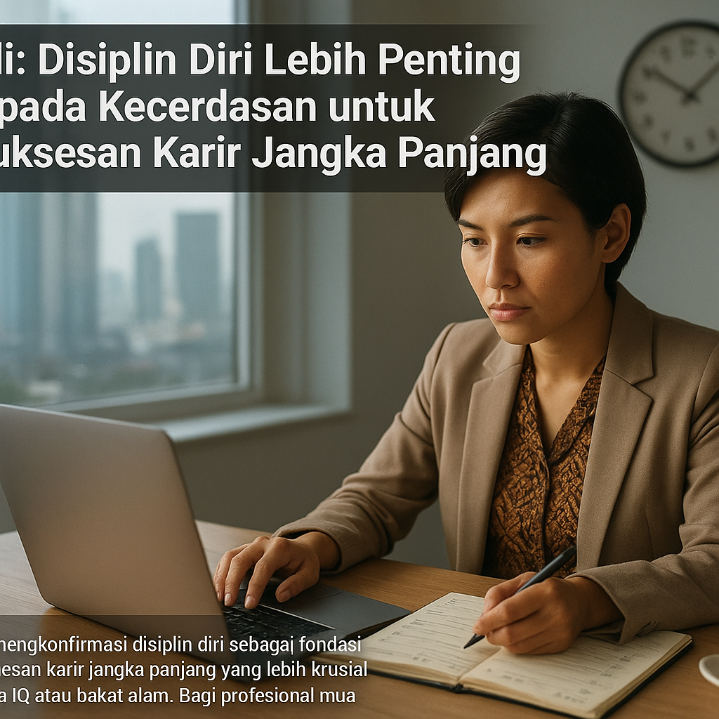 Studi: Disiplin Diri Lebih Penting Darah Kecerdasan untuk Kesuksesan Karir Jangka Panjang