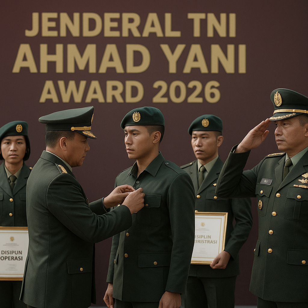 Jenderal TNI Ahmad Yani Award Diberikan kepada Prajurit Berdisiplin Tinggi