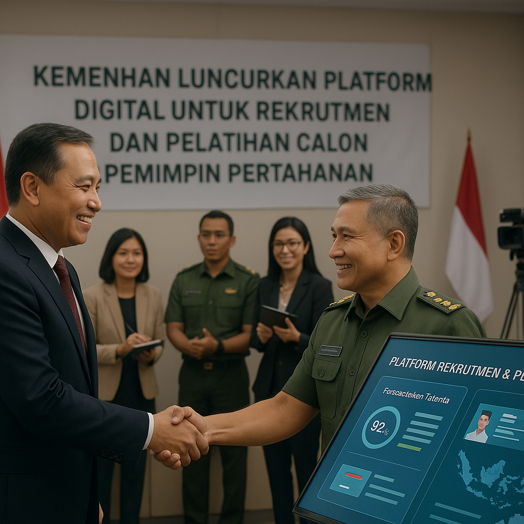 Kemenhan Luncurkan Platform Digital untuk Rekrutmen dan Pelatihan Calon Pemimpin Pertahanan