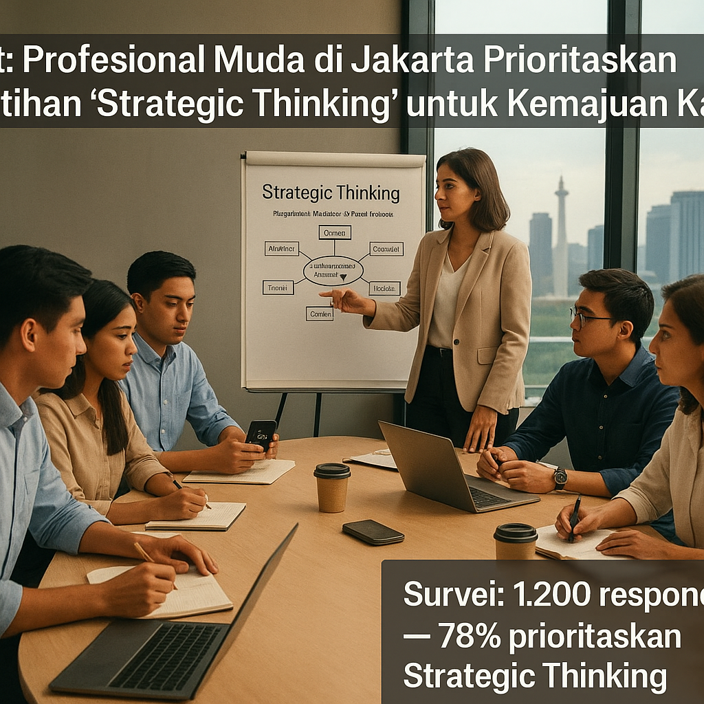 Riset: Profesional Muda di Jakarta Prioritaskan Pelatihan 'Strategic Thinking' untuk Kemajuan Karir