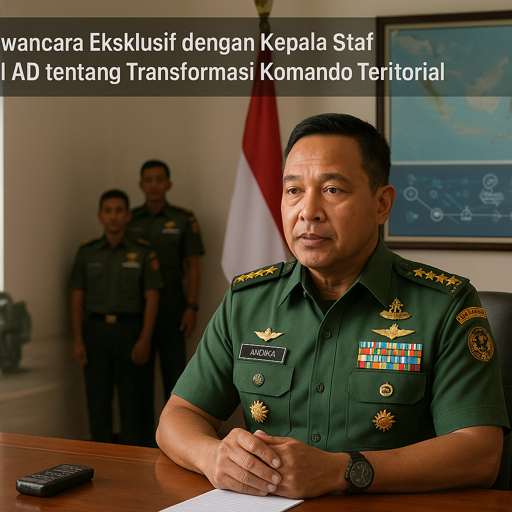 Wawancara Eksklusif dengan Kepala Staf TNI AD tentang Transformasi Komando Teritorial