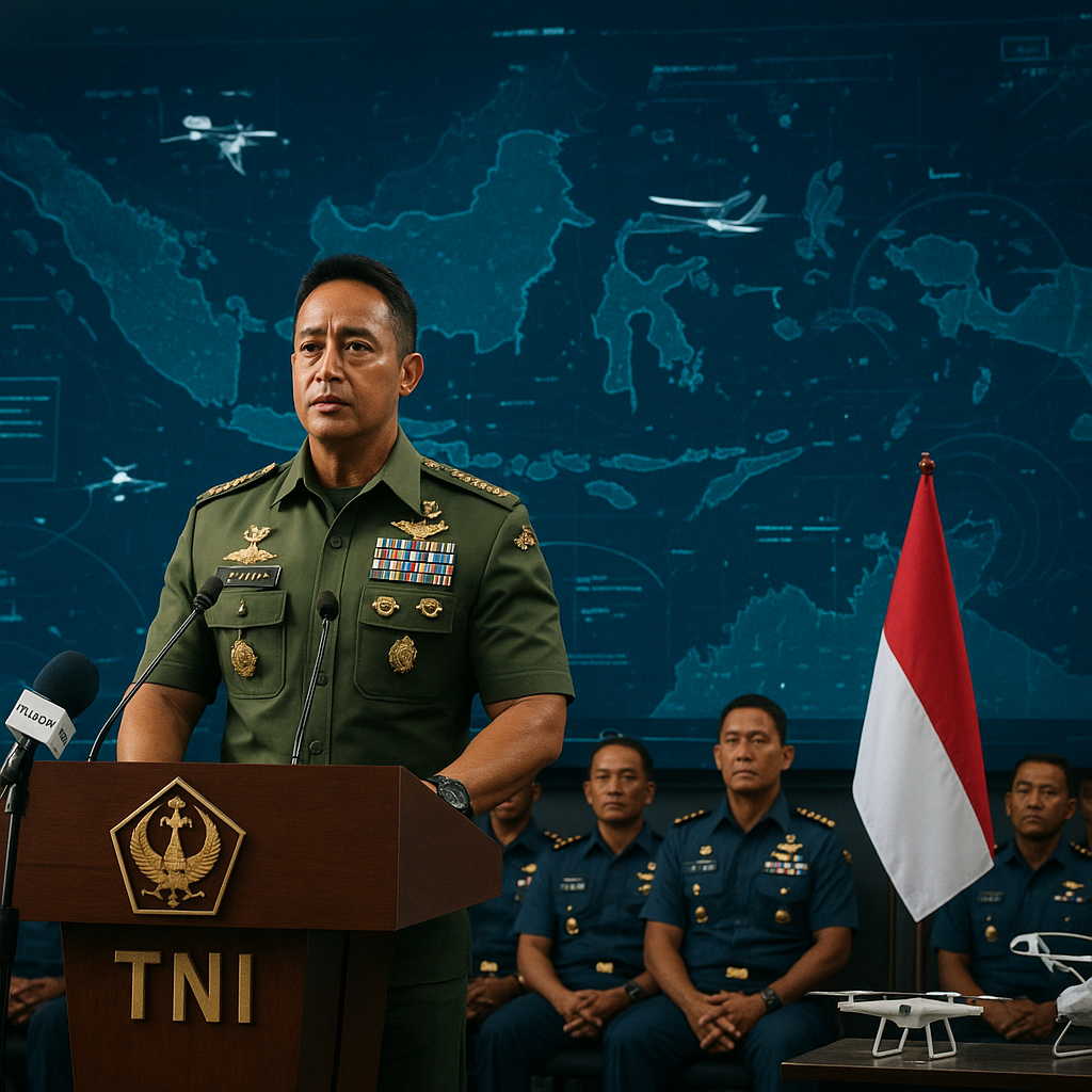 Panglima TNI Paparkan Strategi Pertahanan Maritim Berbasis Teknologi Drone