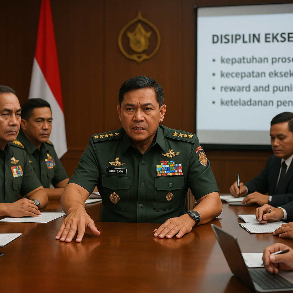 Panglima TNI Tekankan Disiplin Eksekutif dalam Rapat Pimpinan