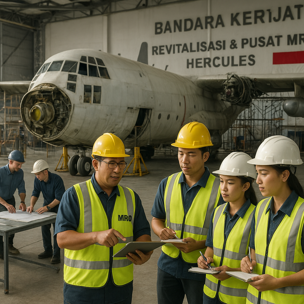Pemerintah Mulai Revitalisasi Bandara Kertajati Jadi Bengkel Pesawat Hercules