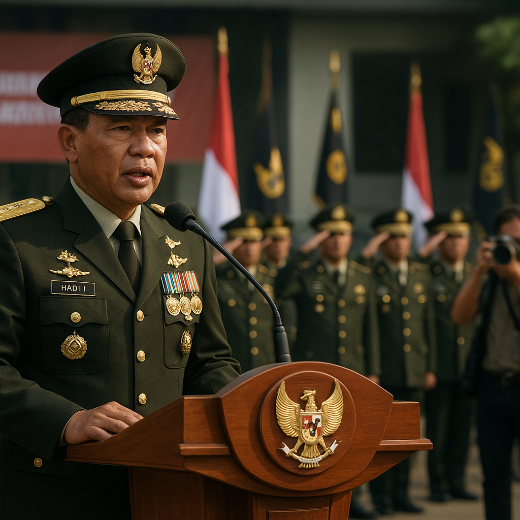 Panglima TNI Tekankan Pentingnya Disiplin dan Loyalitas Pada Kenaikan Pangkat Perwira
