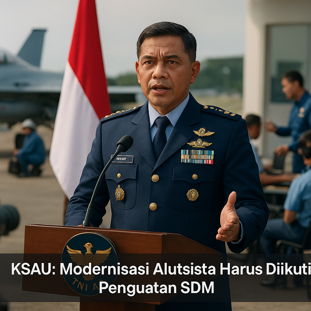 KSAU: Modernisasi Alutsista Harus Diikuti Penguatan SDM