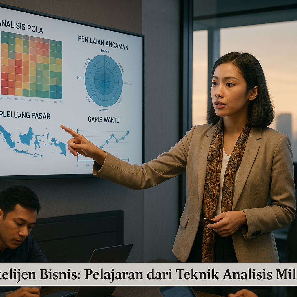 Intelijen Bisnis: Pelajaran dari Teknik Analisis Militer